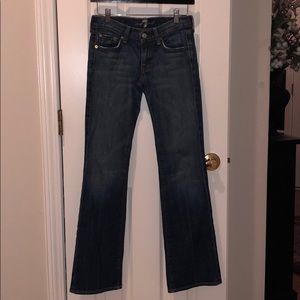 7 for all mankind bootcut Swarovski crystals sz.25